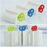 3PCS Toothpaste Squeezer Bathroom Tube Dispenser Rolling Holder Easy Stand Seat