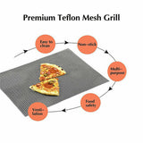 1-4PC Mintiml Charcoal BBQ Grill Mesh Mat Non-Stick Cooking Barbecue Liner Sheet