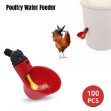 100PCS AUTOMATIC POULTRY WATER FEEDER CHICKEN