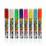 8pcs 3mm Liquid Chalk Marker Pens LED Writing Board Glass Art Pen Window AU