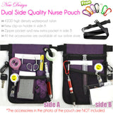 Nurse Pouch Extra Pocket Quick Pick Vet Agecare Bag with Belt Strap