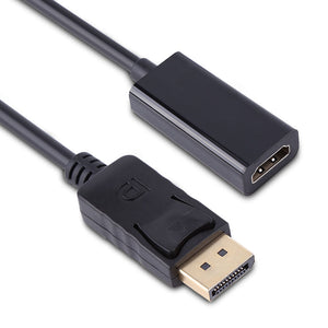 25cm Displayport DP to HDMI Cable Male to Female Full HD High Speed 1080P PC AU