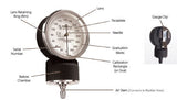 Aneroid Sphygmomanometer Arm Blood Pressure Monitor Cuff Stethoscope Meter