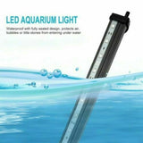 67cm LED Aquarium Lights Submersible Air Bubble RGB Light for Fish Tank