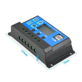 Solar Panel Regulator Charge Controller USB 30A 12V-24V
