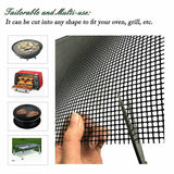 1-4PC Mintiml Charcoal BBQ Grill Mesh Mat Non-Stick Cooking Barbecue Liner Sheet