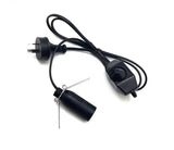 Salt Lamp Power Cord Himalayan 1.8m Dimmer or ON/OFF Button with FREE Bulb
