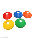 60 Pack Sports Training Discs Markers Cones Soccer Rugby Fitness Exercise