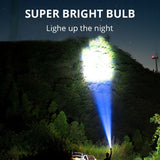 Super Bright Torch Led Flashlight 1200000LM USB Rechargeable Tactical Side Lamp