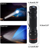 Super Bright Zoomable Torch Led Flashlight USB Rechargeable Tactical light AU