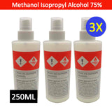 Isopropyl Alcohol 75% Spray 250ml Bottle House Office Cleaning 1x 2x 3x 4x New