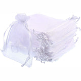 10-100Pcs 3 Size Organza Bag Sheer Bags Jewellery Wedding Candy Packaging Gift