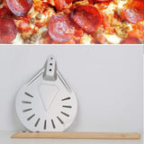 7" long Aluminium Pizza Shovel With Long Handle Pastry Tool Accessorial Kitchen