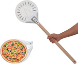 7" long Aluminium Pizza Shovel With Long Handle Pastry Tool Accessorial Kitchen