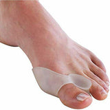2 Silicone Gel Bunion Protector Toe Straightener Separator Alignment Pain Relief