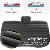 Inflatable Car Back Seat Mattress Portable SUV Travel Camping Soft Rest Air Bed