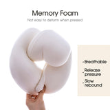 Memory Foam U-shaped Travel Pillow Neck Support Rebound Pad Sleeping Headrest AU