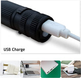 Super Bright Zoomable Torch Led Flashlight USB Rechargeable Tactical light AU