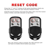 Universal Key Fob Remote Control Gate Garage Door Roller Shutter 433mhz