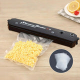 AUTOMATIC VACUUM SEALER MACHINE WITH 10PCS VACCUM BAGS FOOD PACKING KITCHEN TOOL