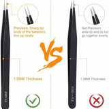 6 Pcs ESD Anti-Static Tweezer Set Tweezers Maintenance Tool Stainless Steel AU