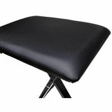 Portable Piano Stool Adjustable 3 Way Folding Keyboard Seat Bench Chair Black