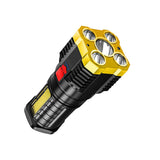 Super Bright 1200000LM Torch Led Flashlight USB Rechargeable Tactical Side Lamp