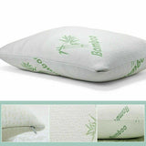 Luxury Soft Memory Foam Natural Bamboo Pillow Bed Fabric Cover 70 x 40cm AU POST