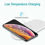 3 in1 QI Wireless Charger Charging Dock Station for Apple Watch/iPhone/Pods White