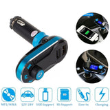 Handsfree LCD MP3 Player FM Transmitter Wireless Bluetooth Car Kit USB/SD