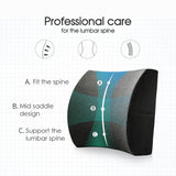 Au Memory Foam Seat & Back Cushion Lumbar Back Pillow Pain Relief Car NEW