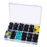 640PCS Car Body Trim Clips Retainer Bumper Rivets Screw Panel Push Fastener Kit
