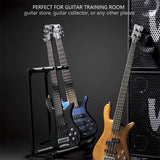 Stylish Guitar Stand Tidy Storage Rack Fits 5 Guitars Metal Padded Foam