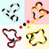 Tangle Twister Ring Finger Fidget Toy String Twist Sensory Anxiety Stress Relief