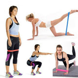 6PCS Resistance Bands Strength Arms Legs Exercise Fitness Gym Crossfit Yoga AU