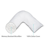 Tri Boomerang V Shape Maternity Nursing Pregnancy Support Pillow Cotton