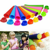 8pcs Popsicle Maker Silicone Ice Block Moulds/Ice Cream Molds/Icy Pole Jelly Pop