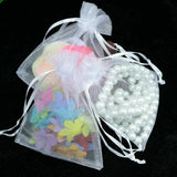 10-100Pcs 3 Size Organza Bag Sheer Bags Jewellery Wedding Candy Packaging Gift
