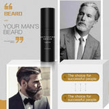 4PCS Beard Growth Kit Facial Activator Styling Serum Oil Set With Roller Comb