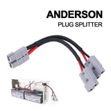 50 Amp Genuine Anderson Plug Connector Double Y Adaptor 6mm Automotive Cable