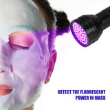 51 LED 395 nM UV Flashlight Ultraviolet Blacklight Aluminum Torch Light Lamp