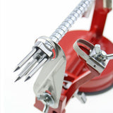 Kitchen Tool Apple Peeler Slinky Machine Fruit Cutter Slicer Corer 3 in 1 Red