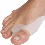 2 Silicone Gel Bunion Protector Toe Straightener Separator Alignment Pain Relief