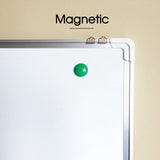 Magnetic Office Board Portable Whiteboard 90X60CM Commercial FREE Marker Eraser