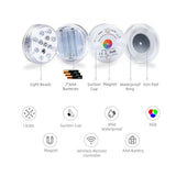 Underwater Lights Waterproof LED RGB Submersible Aquarium Pool Pond Lamp Remote