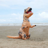 Inflatable Dinosaur Costume Adult Jurassic World Park Trex T-Rex Blow AU STOCK
