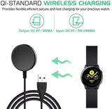 USB Charger Dock Cradle Cable for Samsung Galaxy Watch Active 1/2/3 40/41/44mm