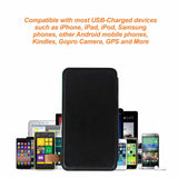 Waterproof Portable Solar Charger Dual USB External Battery Power Bank 300000mAh