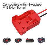 DIY For Milwaukee M18 XC 18V DIY Project Battery Adapter/BASE Power 2 Wirings