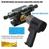 1Pack Self-Priming Transfer Oil Fluid Pumps Electric Drill Powered Water Pump